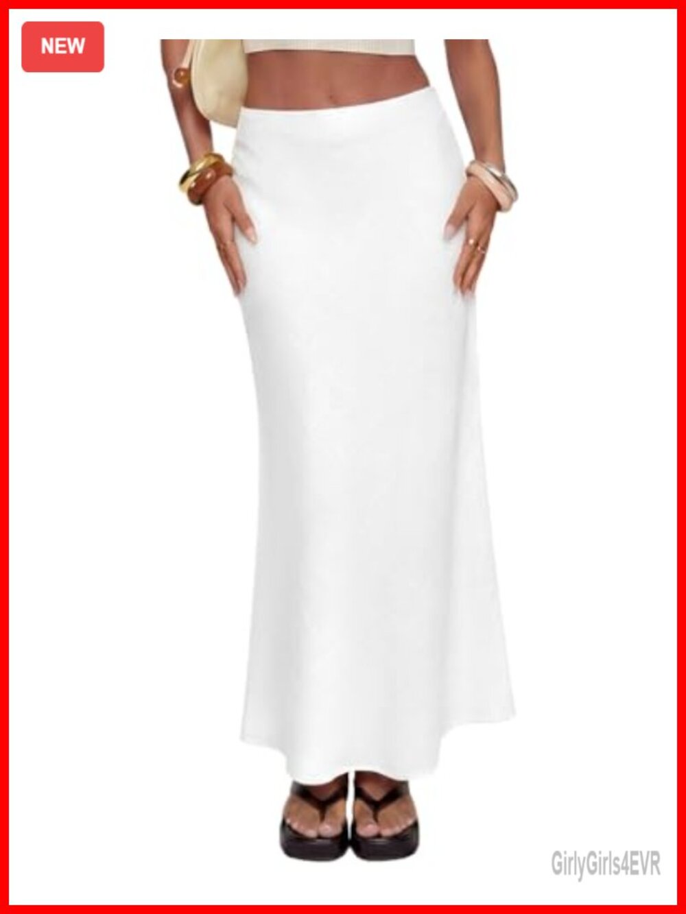 High Waisted Linen Maxi Skirt Flowy A-Line Ankle Length Summer Beach